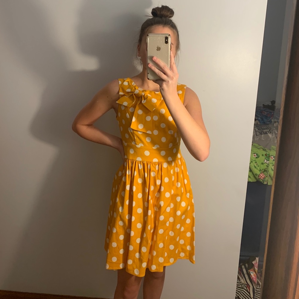 Polka dot dress!!